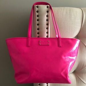 Kate Spade• Hot Pink Large Tote Bag•